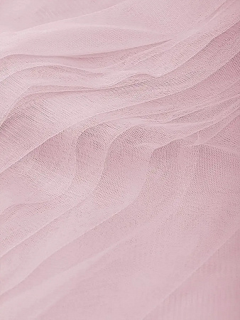 Еврофатин мягкий матовый Hayal Tulle арт.HT.S шир.300см, 100% полиэстер цв.89 уп.3м - бело-розовый